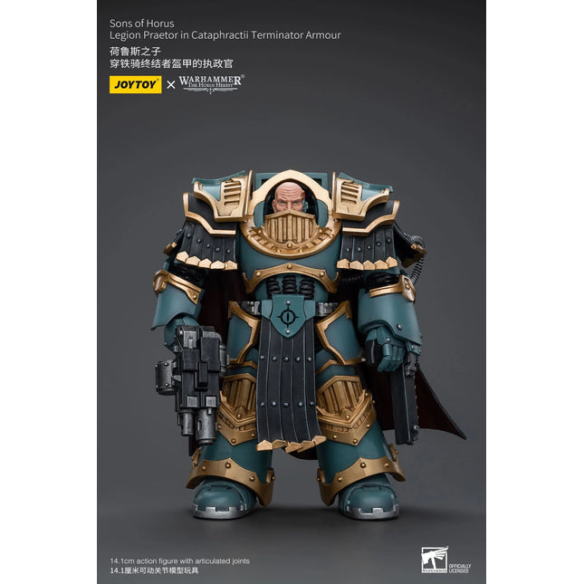 Warhammer 40K 1/18 Scale Sons of Horus Legion Praetor in Cataphractii Terminator Armour