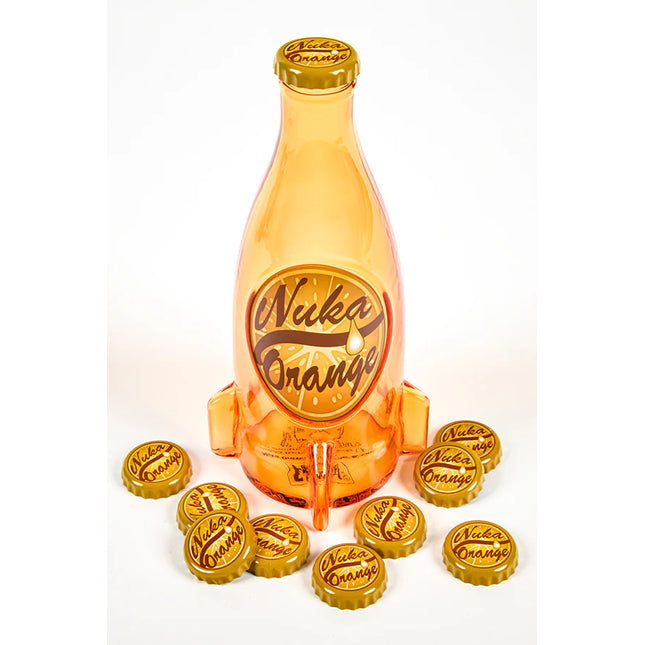 Fallout: Nuka Cola Orange Glass Bottle & Cap [Release date: 11/25]