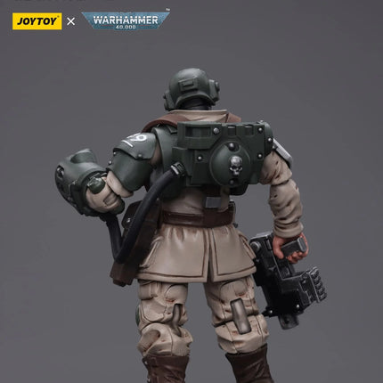 Warhammer 40K 1/18 Scale Astra Militarum Cadian Command Squad Veteran Sergeant with Power Fist