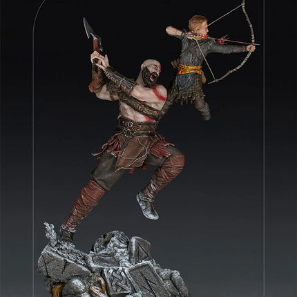 God of War 1/10 Scale Figure Kratos and Atreus