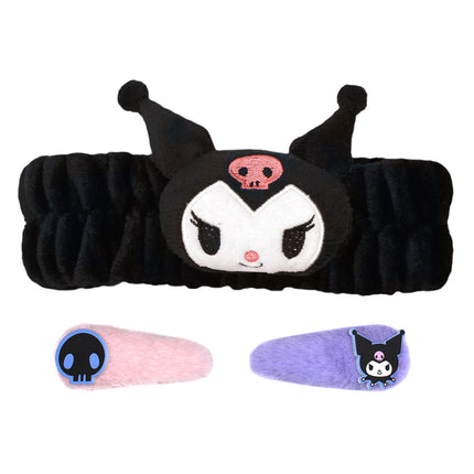 Kuromi plush hair clip and headband (Release Date 09/25)