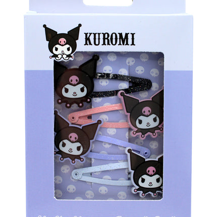 Kuromi 4 hair clips in a gift box (Release Date 09/25)