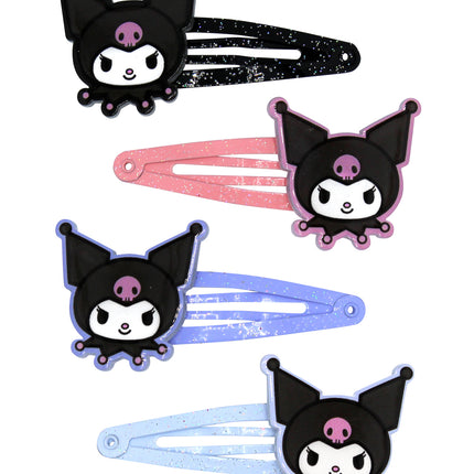 Kuromi 4 hair clips in a gift box (Release Date 09/25)