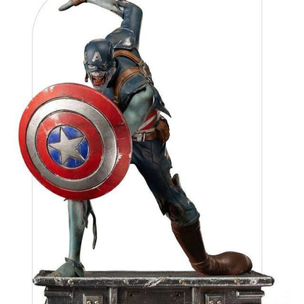 Iron Studios - Marvel: CAPTAIN AMERICA ZOMBIE 1/10 Scale Figure WHAT IF