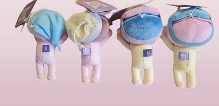 Sweet Dreams NESOBERI (Lay-Down) "TinyTAN" MP Plush "RM & Jin & SUGA & j-hope"