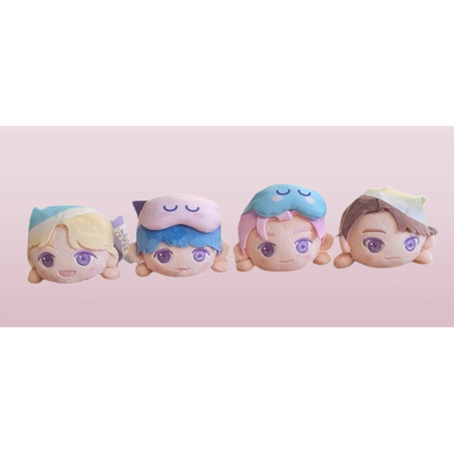 Sweet Dreams NESOBERI (Lay-Down) TinyTAN MP Plush RM & Jin & SUGA & j-hope