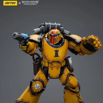 Warhammer 40K 1/18 Scale Imperial Fists Legion MKIII Tactical Squad Sergeant with Power Fist [Release date 2024/05]