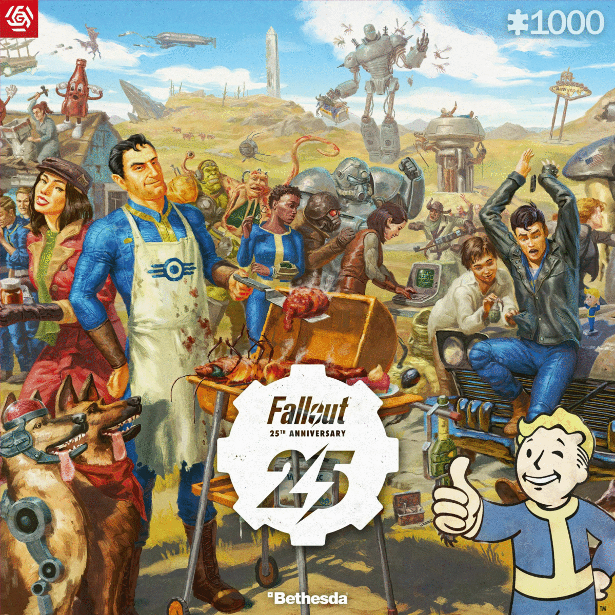 Fallout Goo Good Loot - Gaming Puzzle: Fallout 25th Anniversary (1000 pieces ...