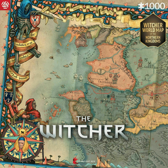 Good Loot - Gaming Puzzle: The Witcher: The Northern Kingdoms (1000 pieces)