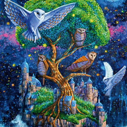 Good Loot - Imagination Puzzle: Roch Urbaniak Owl Island (1000 pieces)