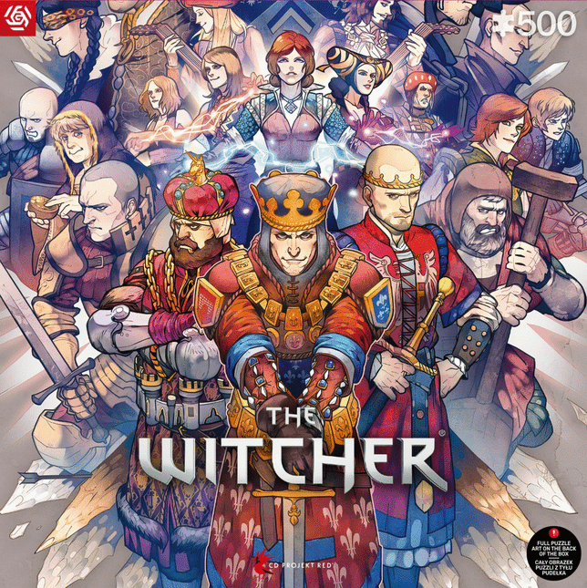 Good Loot - Gaming Puzzle: The Witcher Northern Realms (500 pieces)