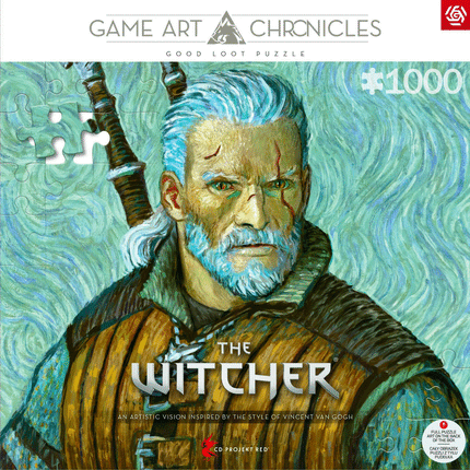 Good Loot - Game Art Chronicles Puzzle: The Witcher Geralt & Vincent van Gogh (1000 pieces)