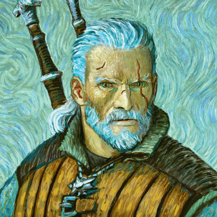 Good Loot - Game Art Chronicles Puzzle: The Witcher Geralt & Vincent van Gogh (1000 pieces)
