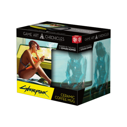 Good Loot - Cyberpunk 2077 V & Edward Hopper Ceramic Mug