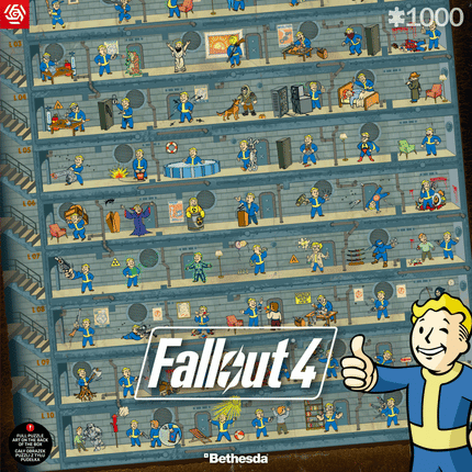 Good Loot - Gaming Puzzle: Fallout 4 Perk Poster (1000 pieces)