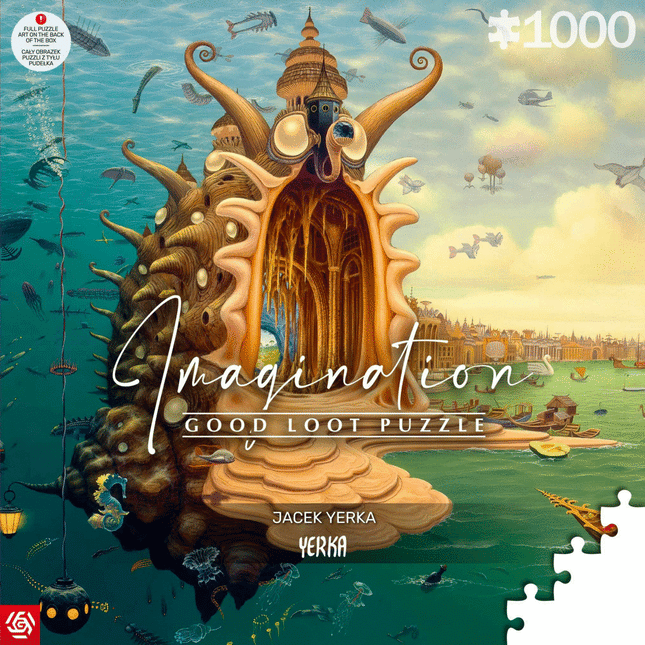 Good Loot - Imagination Puzzle: Jacek Yerka Port / Harbor (1000 pieces)
