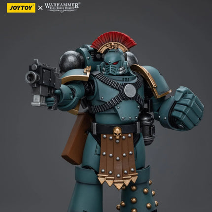 Warhammer 40K 1/18 Scale Sons of Horus MKIV Tactical Squad Sergeant with Power Fist [Release date: 2024/07]