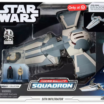 Star Wars - Deluxe Vehicle (8" Vehicle & Figure) - Sith Infiltrator - Episode 1 Collection