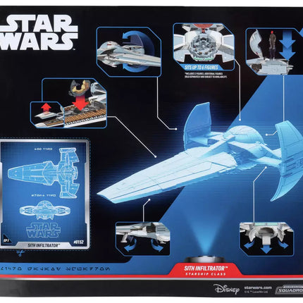 Star Wars - Deluxe Vehicle (8" Vehicle & Figure) - Sith Infiltrator - Episode 1 Collection