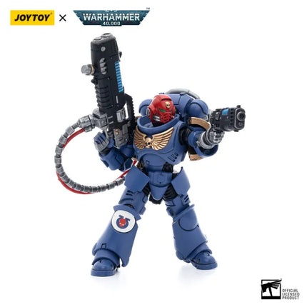 JoyToy - Warhammer 40K 1/18 Scale: Ultramarines Hellblasters Sergeant Ulaxes