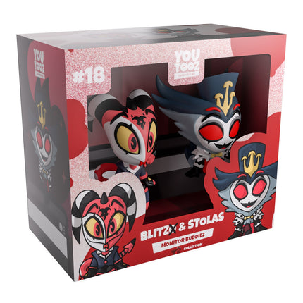 Youtooz - Helluva Boss: Blitzo & Stolas Monitor Buddiez (Release Date 06/26)