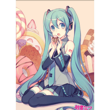 Hatsune Miku Wallscroll - Cupcake