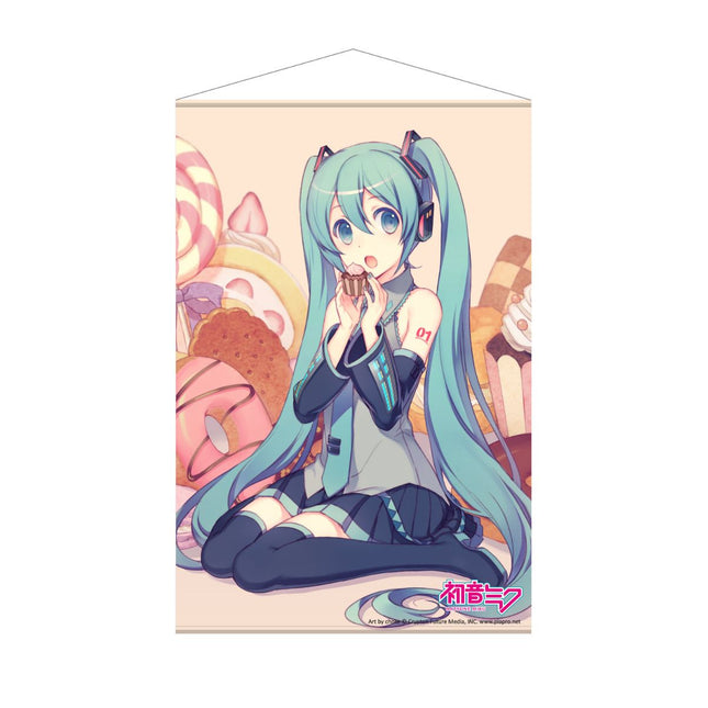 Hatsune Miku Wallscroll - Cupcake