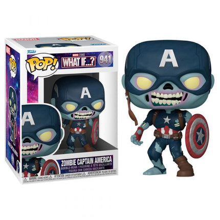 Funko 57375 POP: Anything Goes Zombie Captain America
