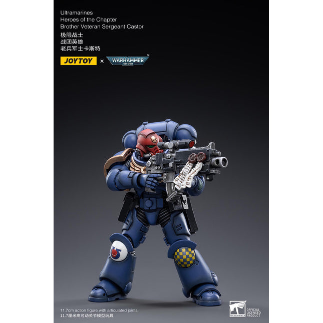 Warhammer 40K 1/18 Scale Ultramarines Heroes of the Chapter Brother Veteran Sergeant Castor
