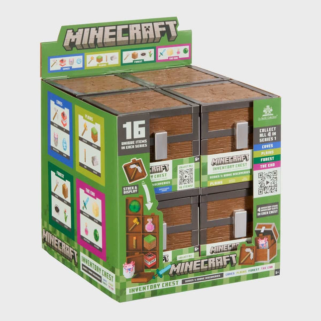 The Noble Collection - Minecraft: Assorted Loot Chest 8pc CDU
