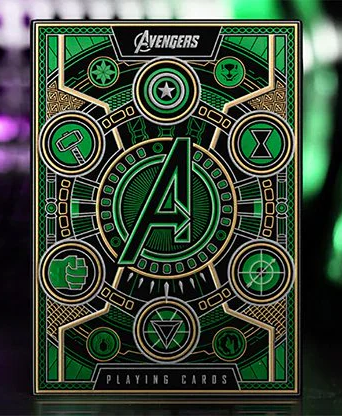 theory 11: Avengers (Green Edition): Premium Playing Card Deck