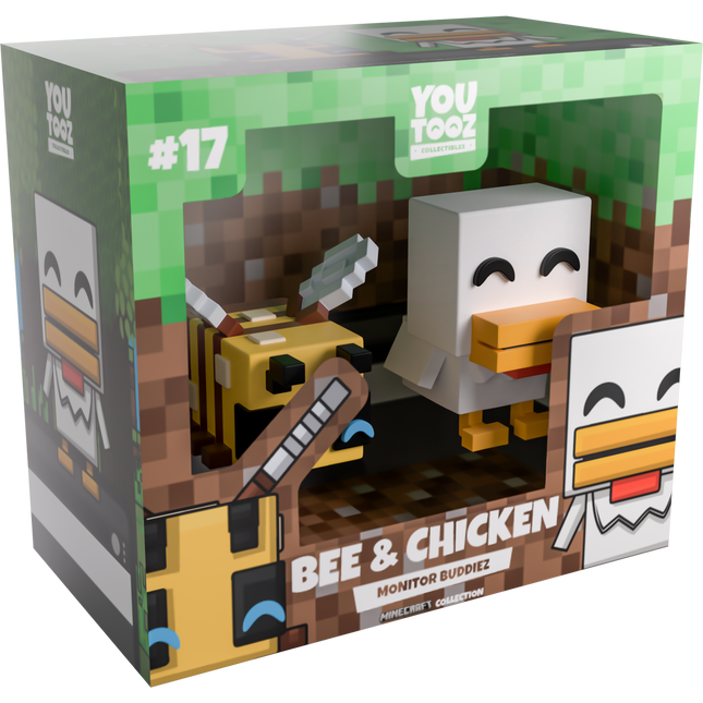 Youtooz - Minecraft - Bee and Chicken Monitor Buddiez