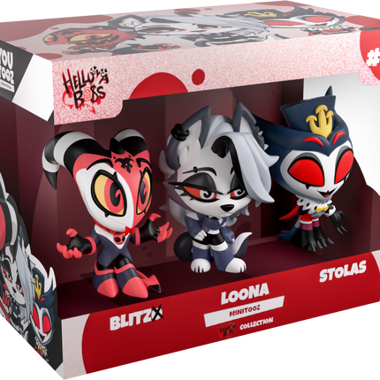 Youtooz: Helluva Boss: Blitzo, Loona & Stolas Minitooz (Release Date: 01/27)