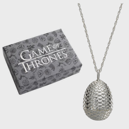 The Noble Collection - Game of Thrones: Dragon Egg Pendant Sterling Silver