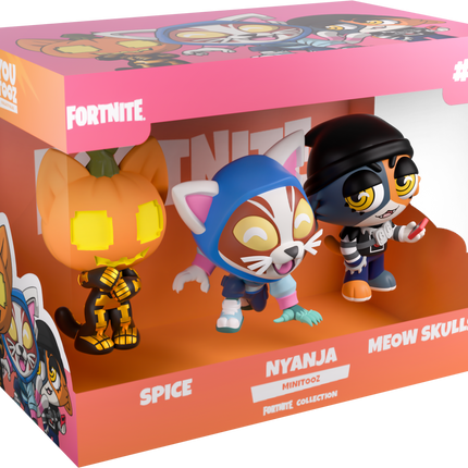 Youtooz: Fortnite Minitooz: Spice, Nyanja & Meowskulls (Release Date: 03/27)