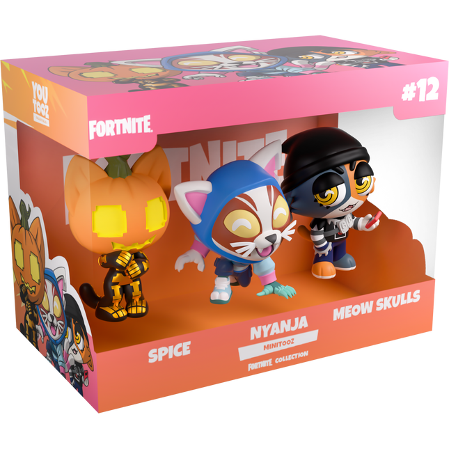 Youtooz: Fortnite Minitooz: Spice, Nyanja & Meowskulls (Release Date: 03/27)