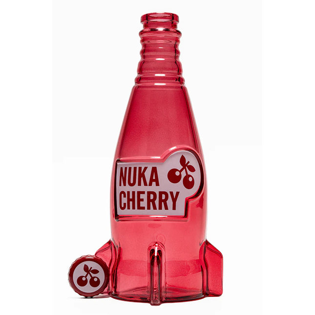 Fallout: Nuka Cola Cherry Glass Bottle and Caps [Release date: 11/25]