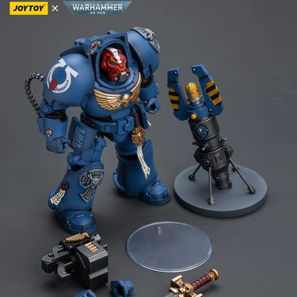 Warhammer 40K 1/18 Scale Ultramarines Terminator Squad Sergeant with Power Sword and Teleport Homer [Release date: 2024/07]