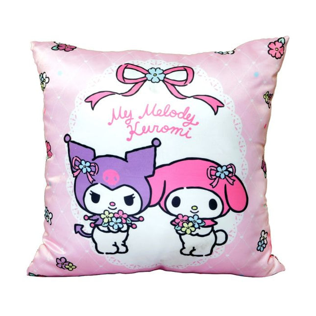 Sakami: Hello Kitty And Friends: Kuromi & My Melody Pastel 12" Cushion