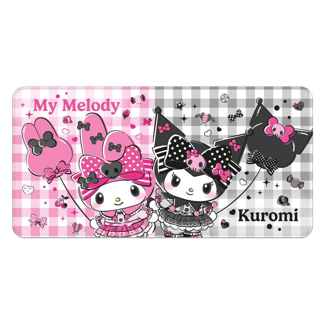 Sakami: Hello Kitty And Friends: Kurimo & My Melody Pink Black Party XL Mousemat