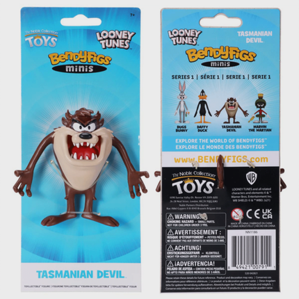 Loony Tunes - Tasmanian Devil Mini Bendyfig
