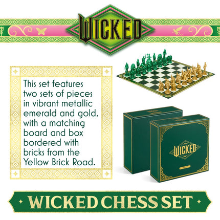 Wicked Chess Set – Shiz vs Emerald City