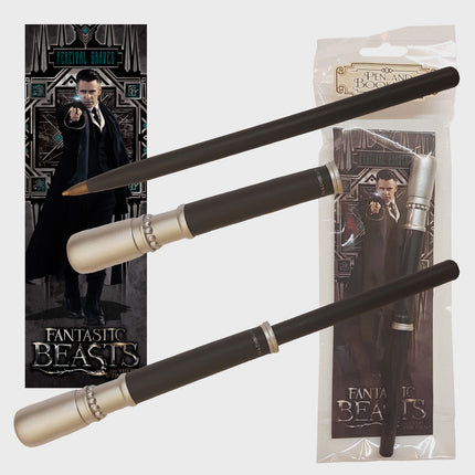 The Noble Collection - Fantastic Beasts: Percival Graves Wand Pen and Bookmark