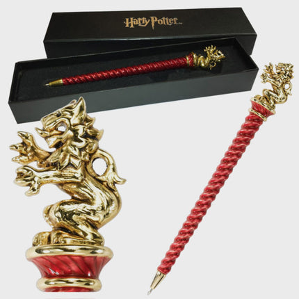 The Noble Collection - Harry Potter: Gryffindor Pen Gold Plated