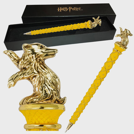 The Noble Collection - Harry Potter: Hufflepuff Pen Gold Plated