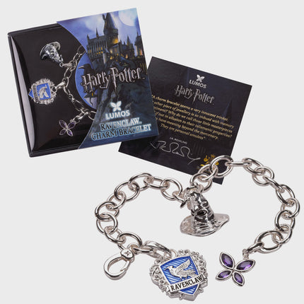The Noble Collection - Harry Potter: Lumos Ravenclaw Charm Bracelet