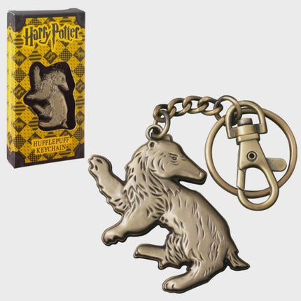 The Noble Collection - Harry Potter: Hufflepuff Shaped Keychain