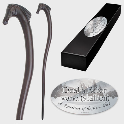 The Noble Collection - Harry Potter: Death Eater Character Wand – Stallion