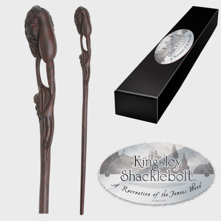 The Noble Collection - Harry Potter: Kingsley Shacklebolt Character Wand
