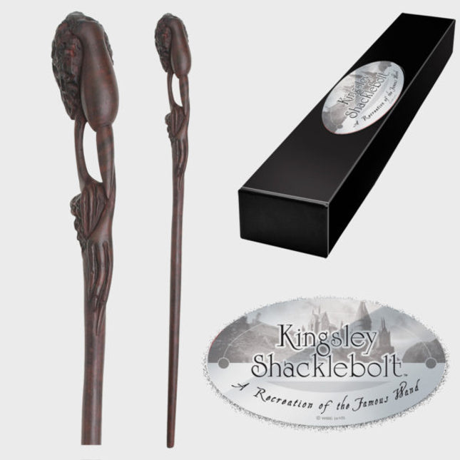 The Noble Collection - Harry Potter: Kingsley Shacklebolt Character Wand